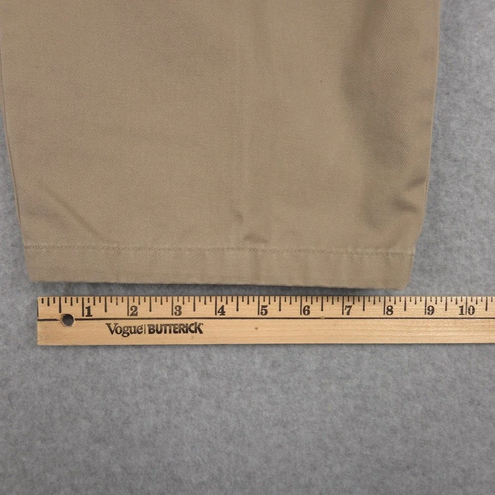 Dockers D3 Mens 38x29 Beige Khaki Flat Front Casual Chino Pants School